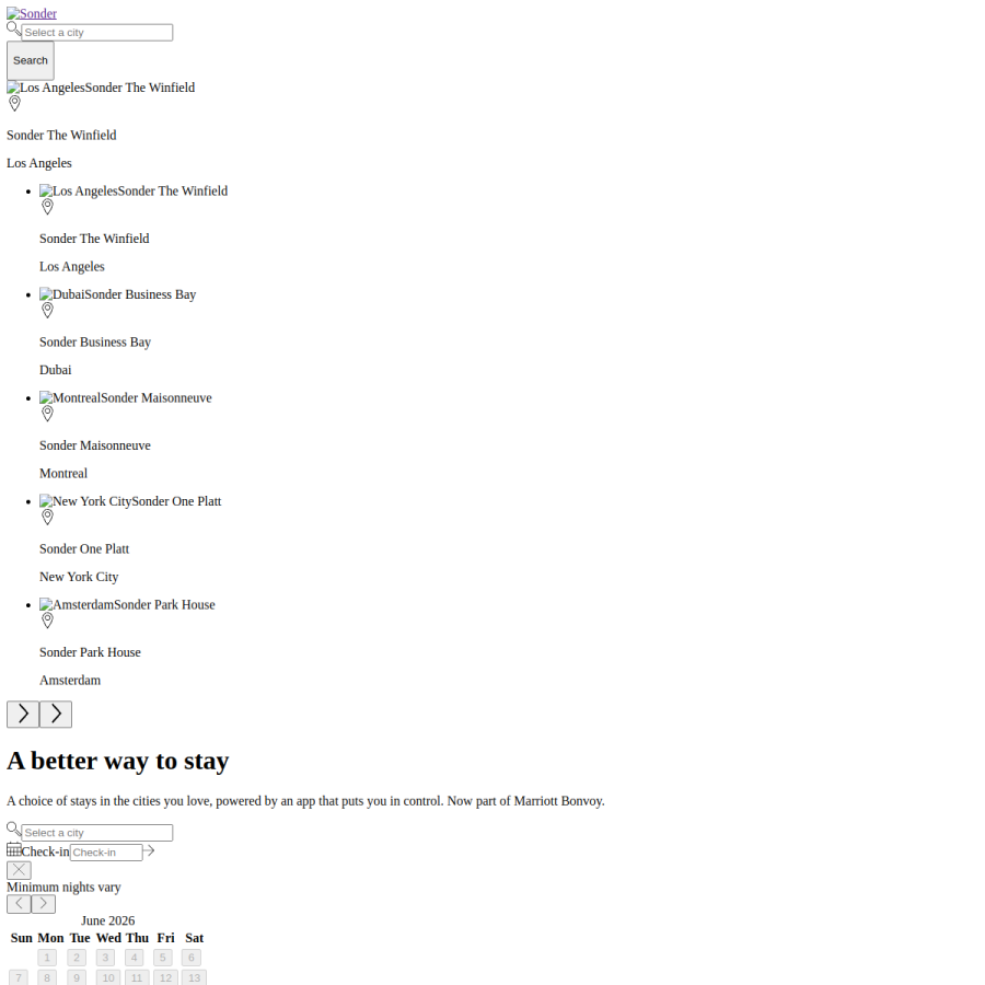 sonder.com homepage screenshot