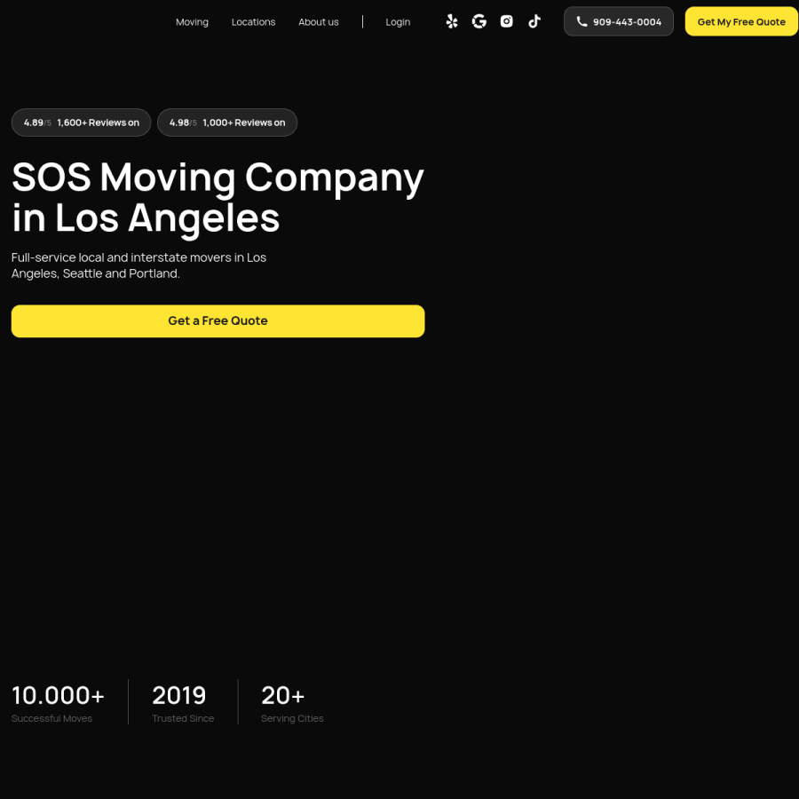 sosmovingla.net homepage screenshot