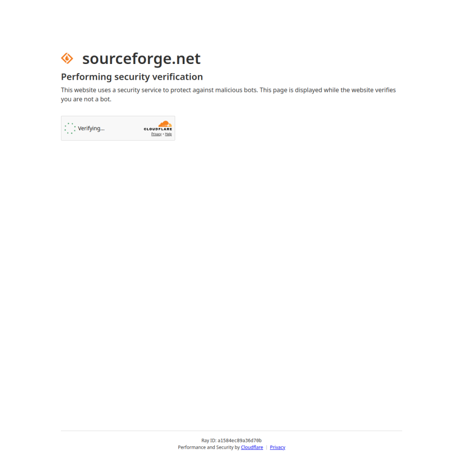 sourceforge.net homepage screenshot