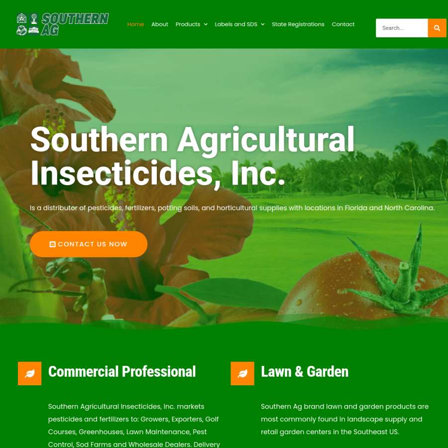 southernag.com homepage screenshot