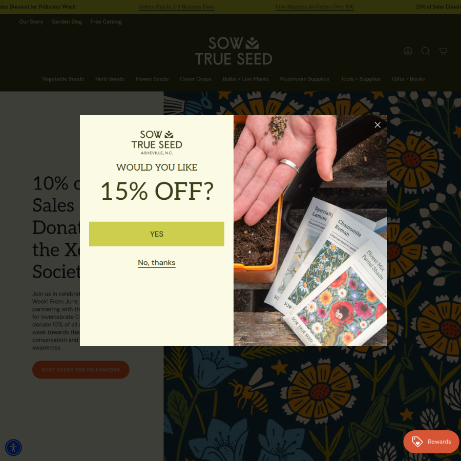 sowtrueseed.com homepage screenshot