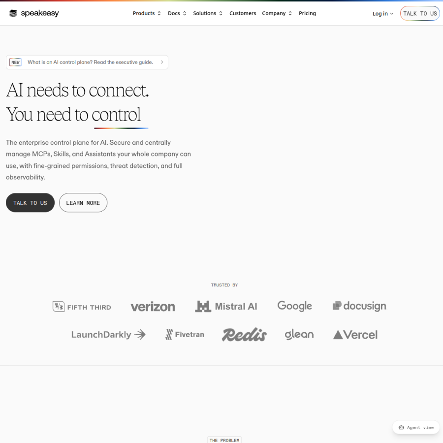 speakeasy.com homepage screenshot