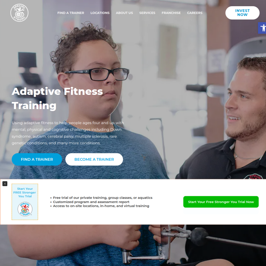 specialstrong.com homepage screenshot