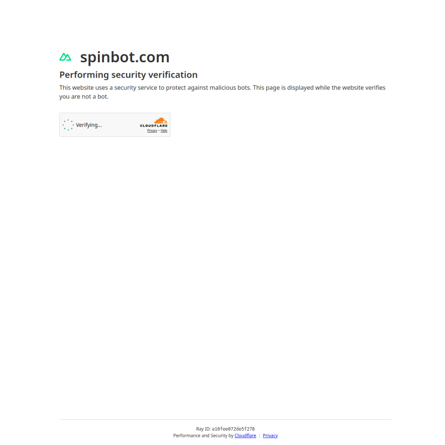 spinbot.com homepage screenshot