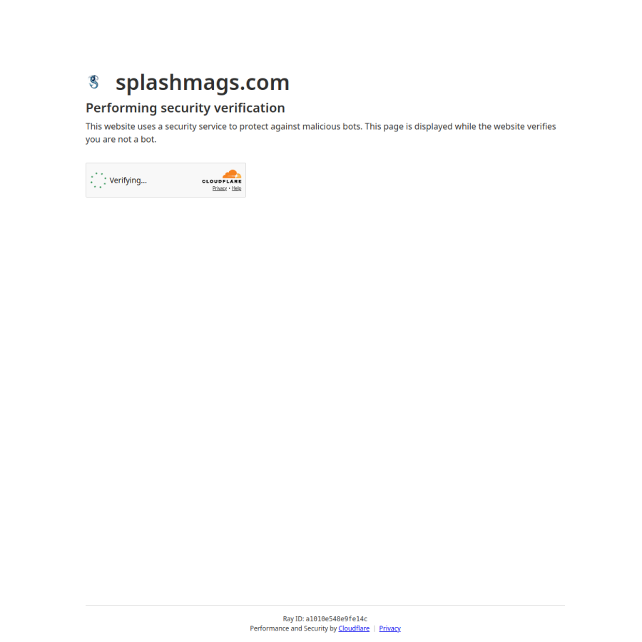 splashmags.com homepage screenshot