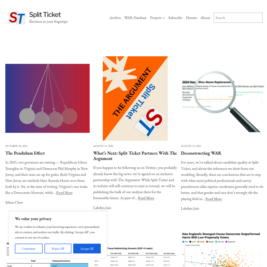 split-ticket.org homepage screenshot