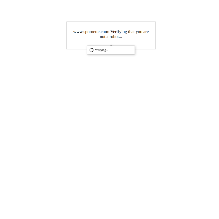 spornette.com homepage screenshot