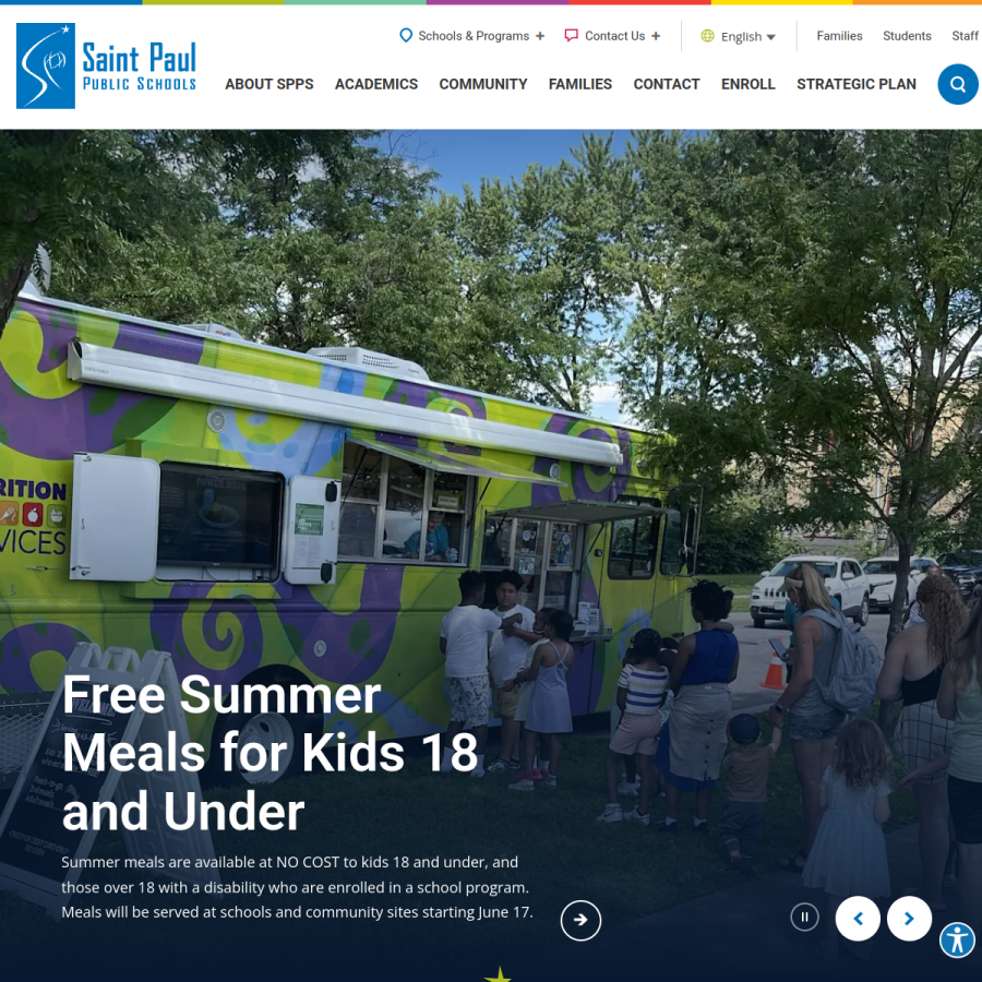 spps.org homepage screenshot