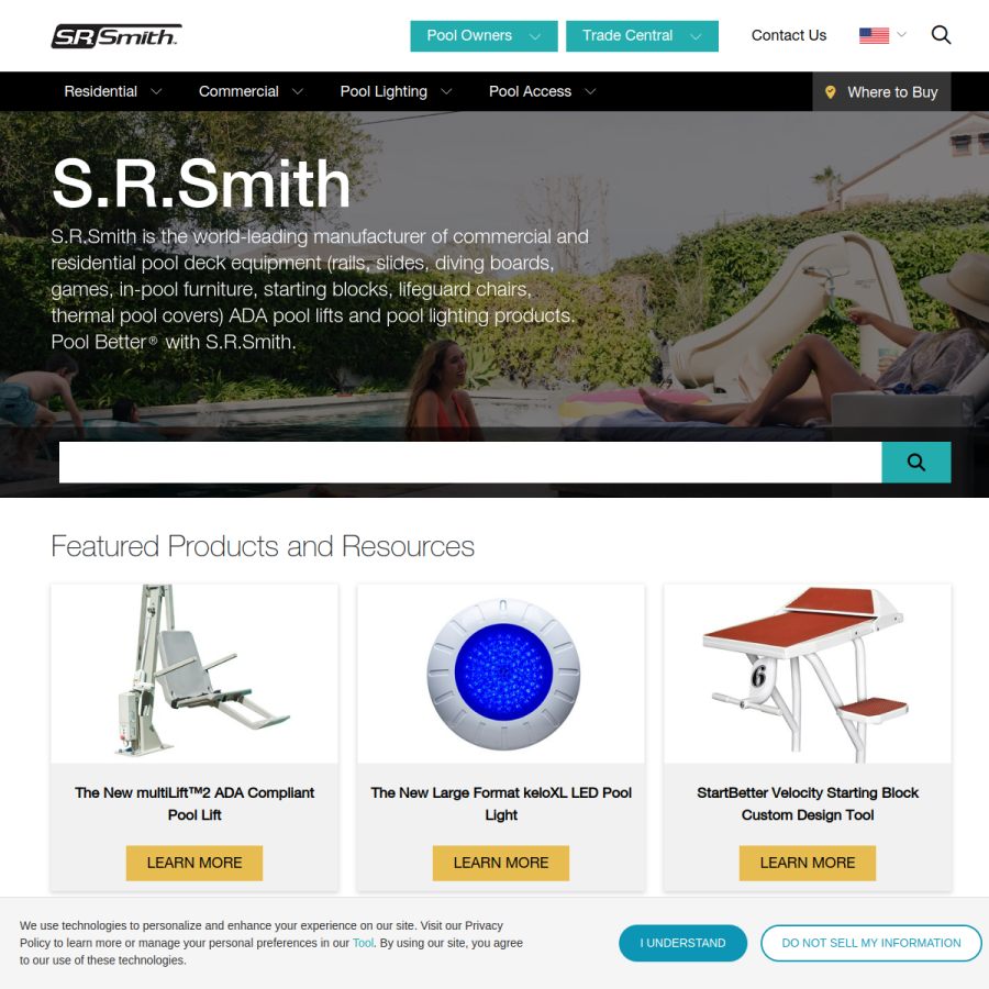 srsmith.com homepage screenshot