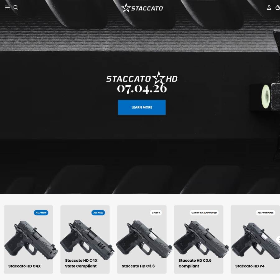 staccato2011.com homepage screenshot