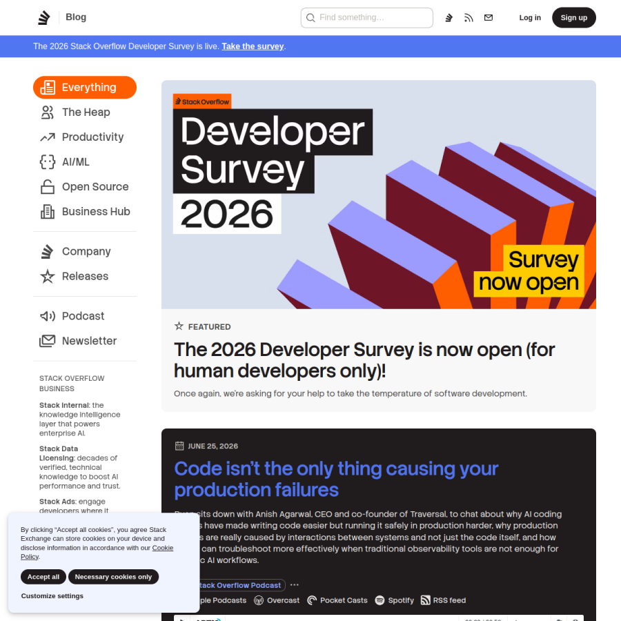 stackoverflow.blog homepage screenshot