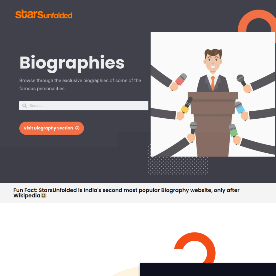 starsunfolded.com homepage screenshot