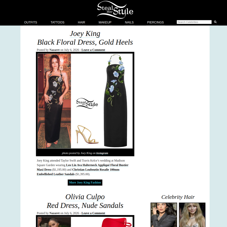 stealherstyle.net homepage screenshot