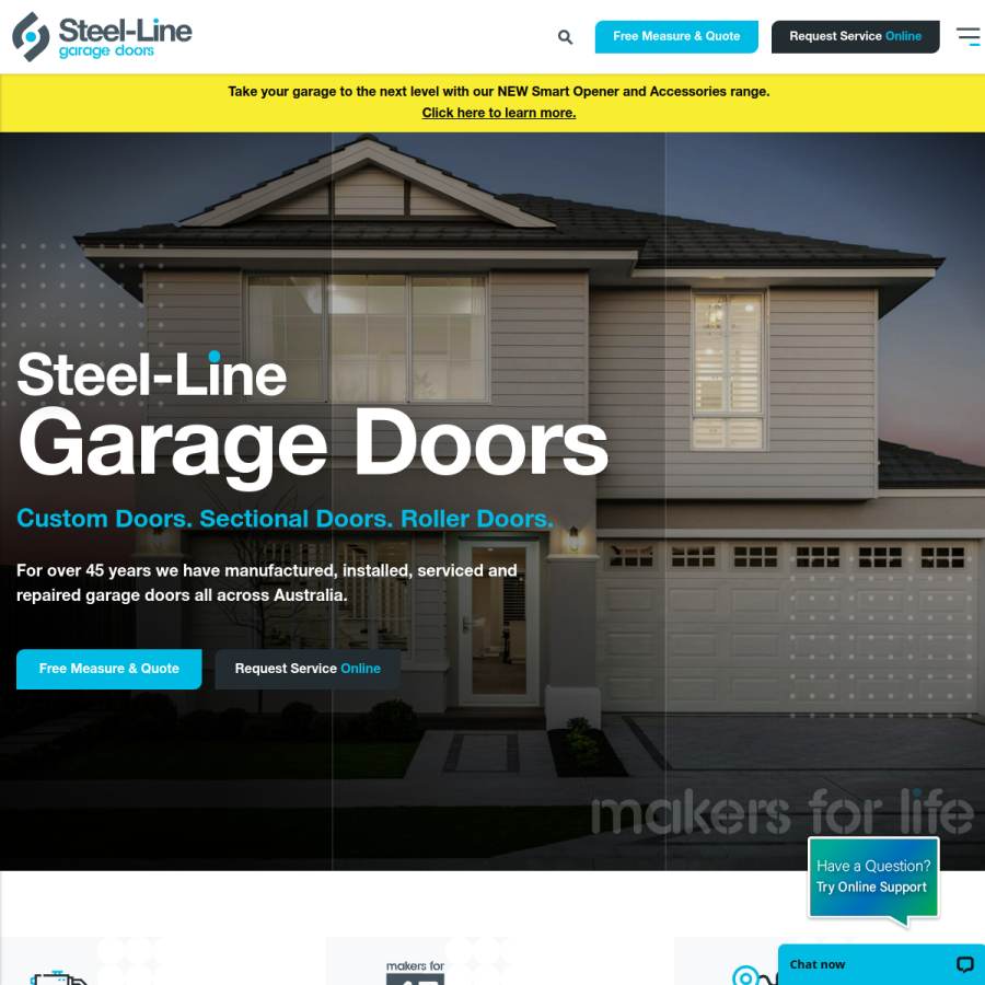 steel-line.com.au homepage screenshot