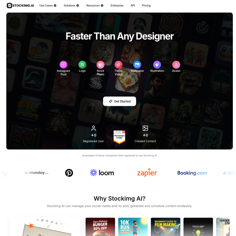 stockimg.ai homepage screenshot