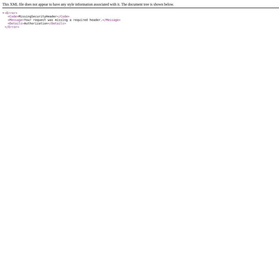 storage.googleapis.com homepage screenshot