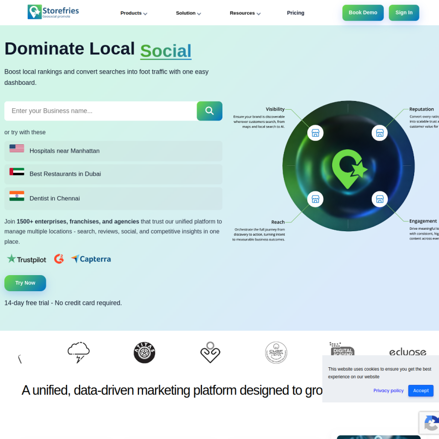 storefries.com homepage screenshot