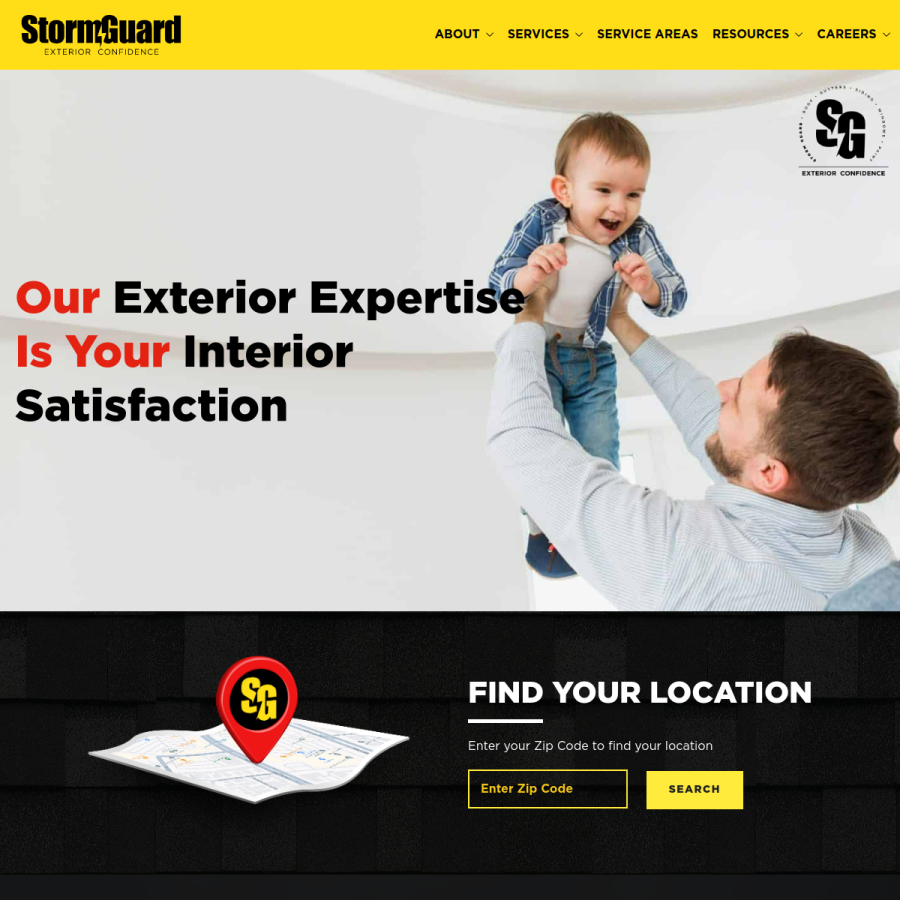 stormguardrc.com homepage screenshot