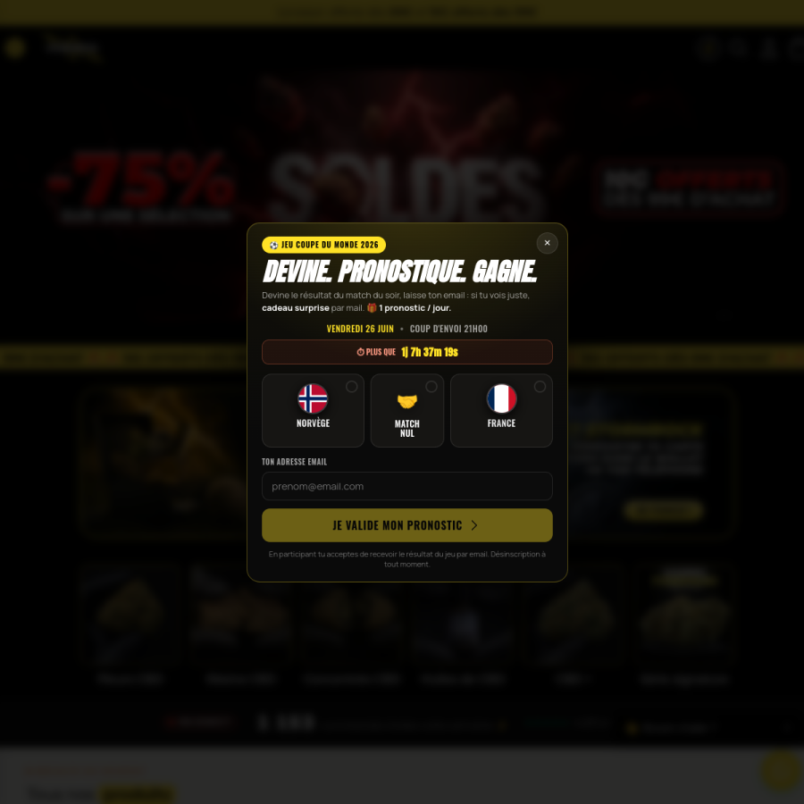 stormrock.fr homepage screenshot