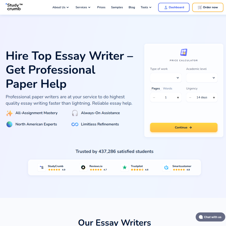 studycrumb.com homepage screenshot