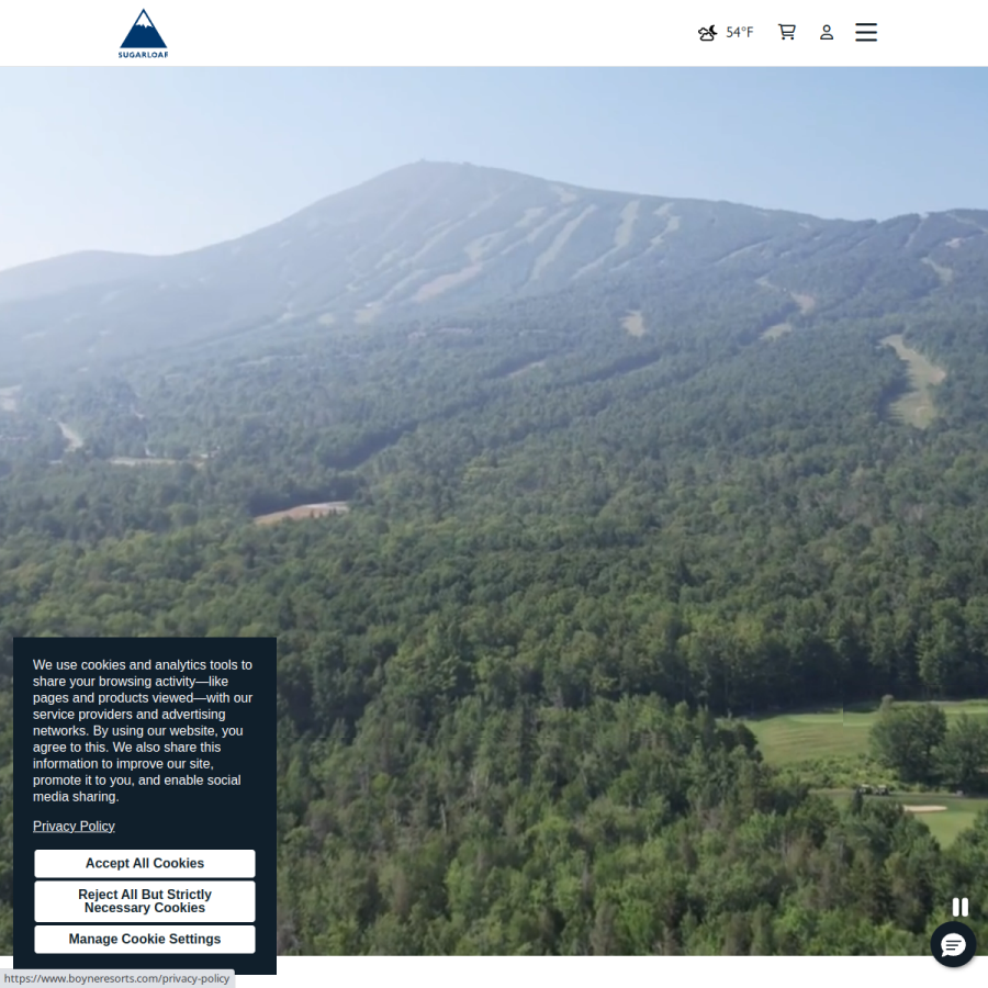sugarloaf.com homepage screenshot