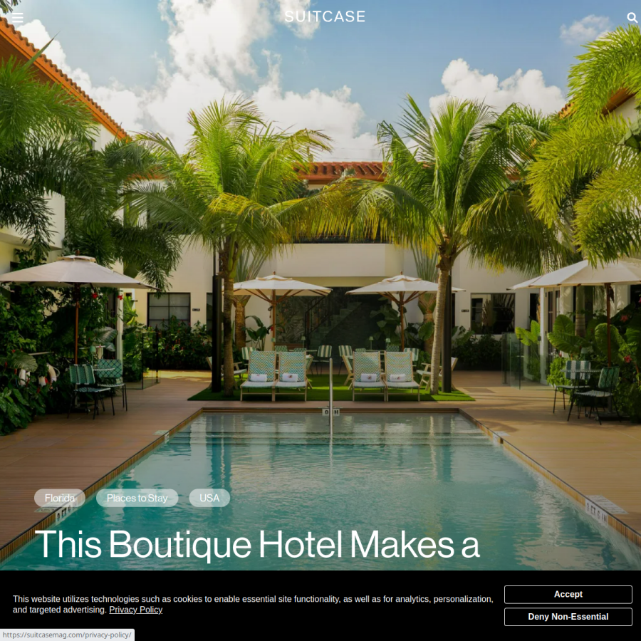 suitcasemag.com homepage screenshot