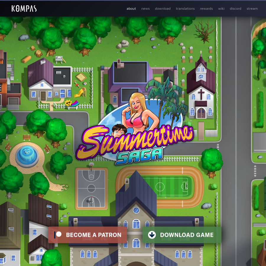 summertimesaga.com homepage screenshot
