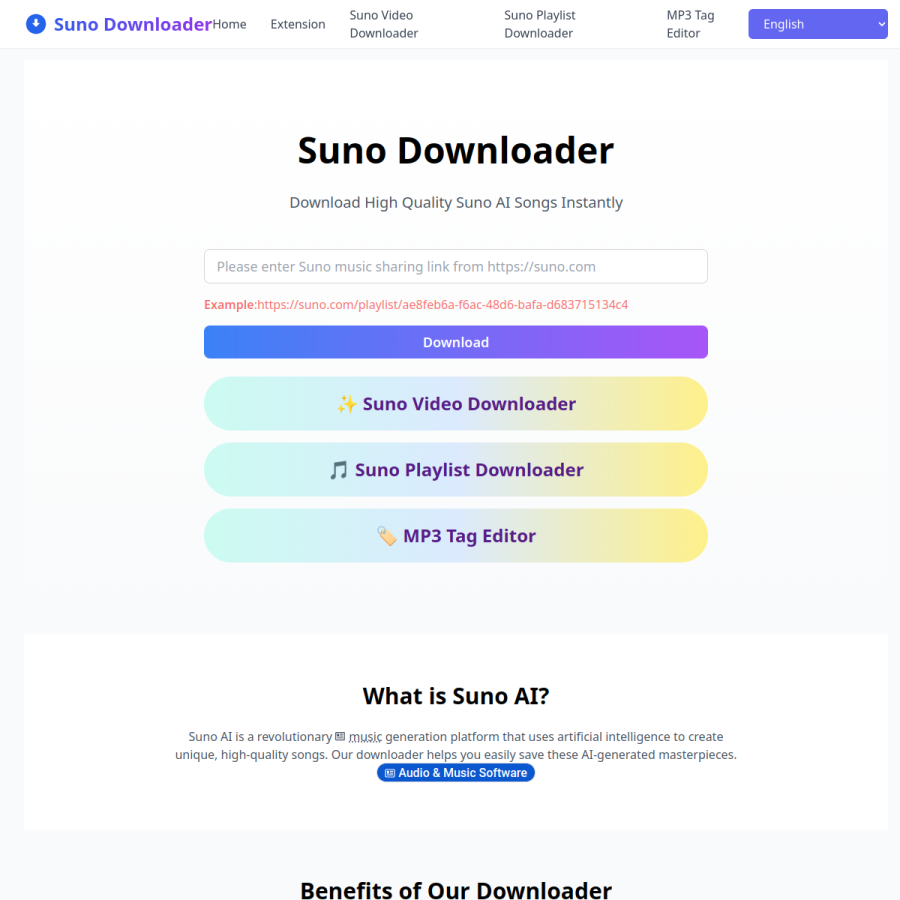 sunodownload.net homepage screenshot