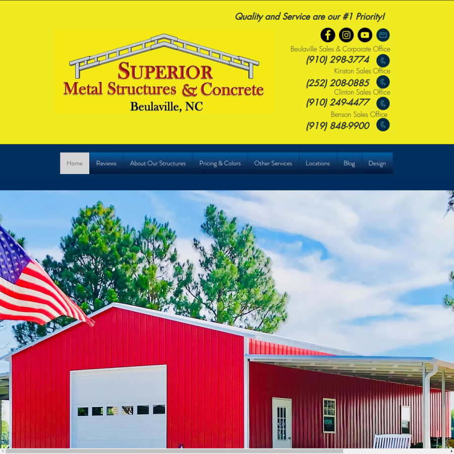 superiormsc.com homepage screenshot