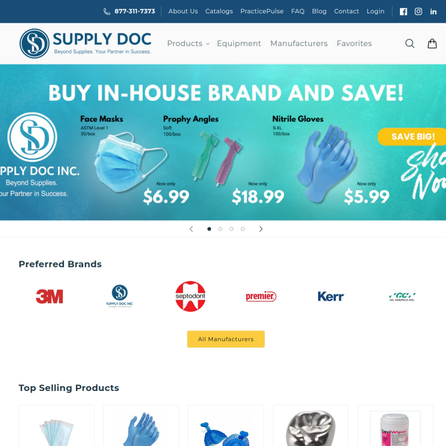 supplydoc.com homepage screenshot
