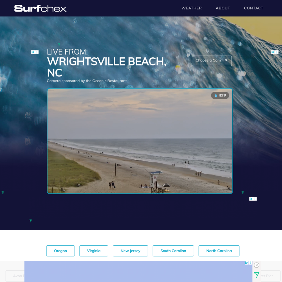surfchex.com homepage screenshot