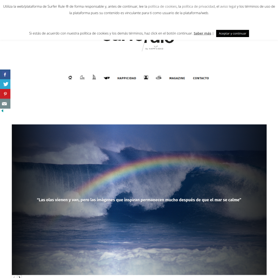surferrule.com homepage screenshot