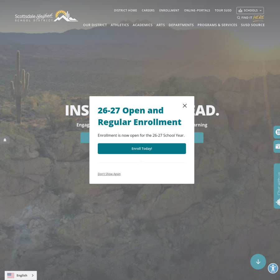 susd.org homepage screenshot