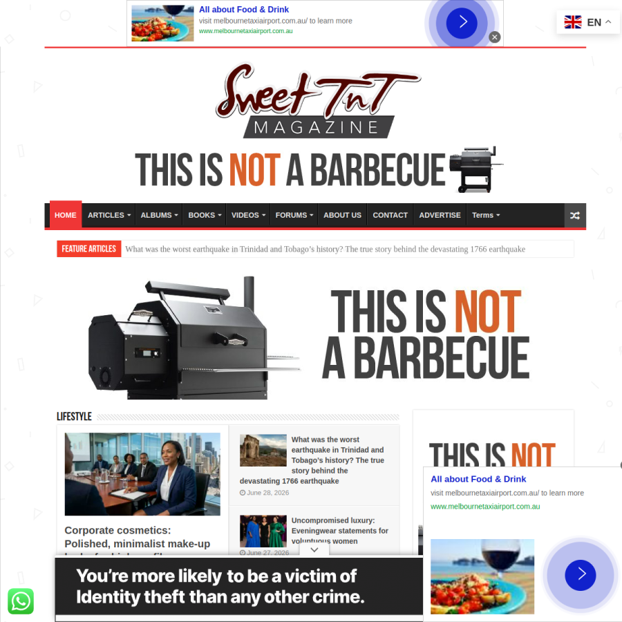 sweettntmagazine.com homepage screenshot