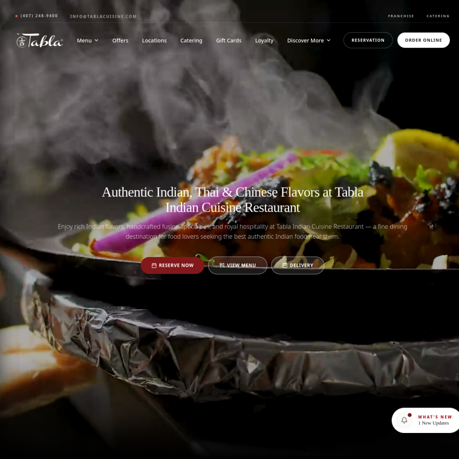 tablacuisine.com homepage screenshot