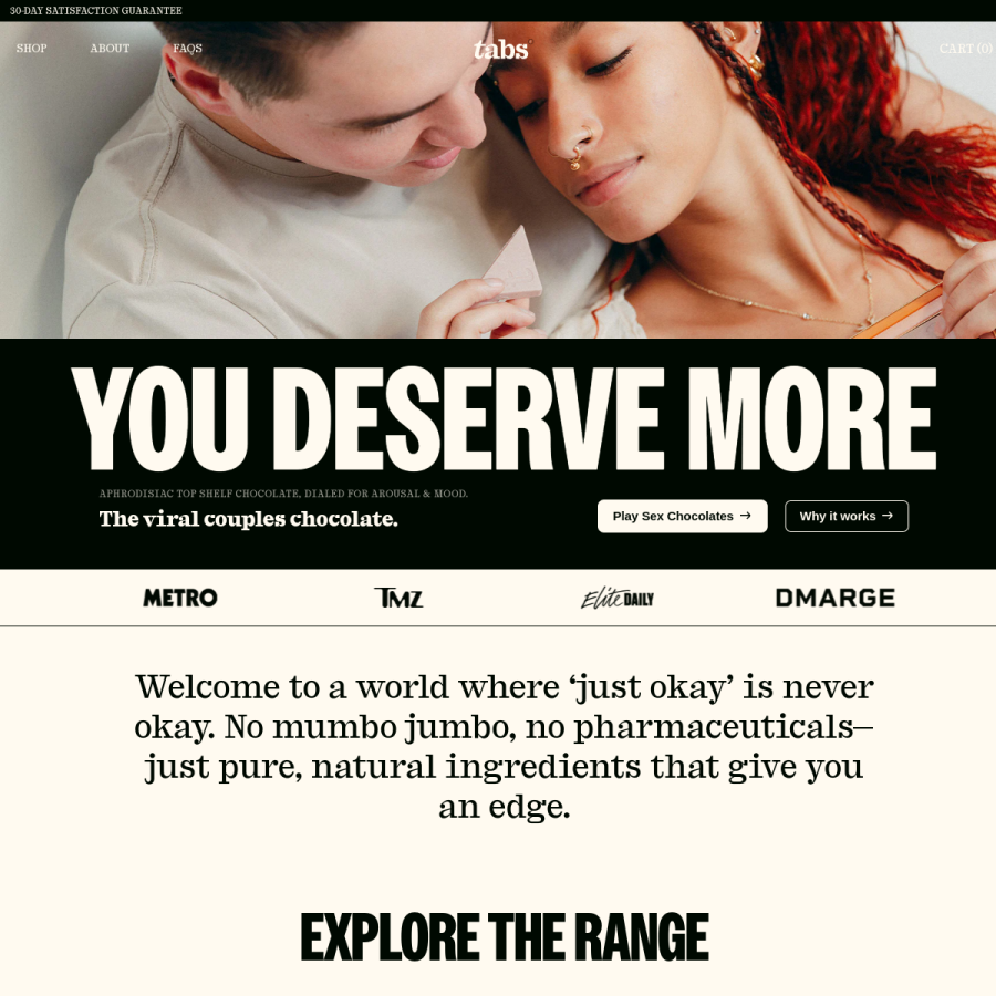 tabs.co homepage screenshot