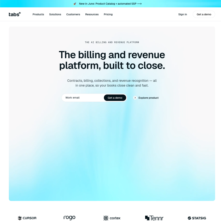 tabs.com homepage screenshot