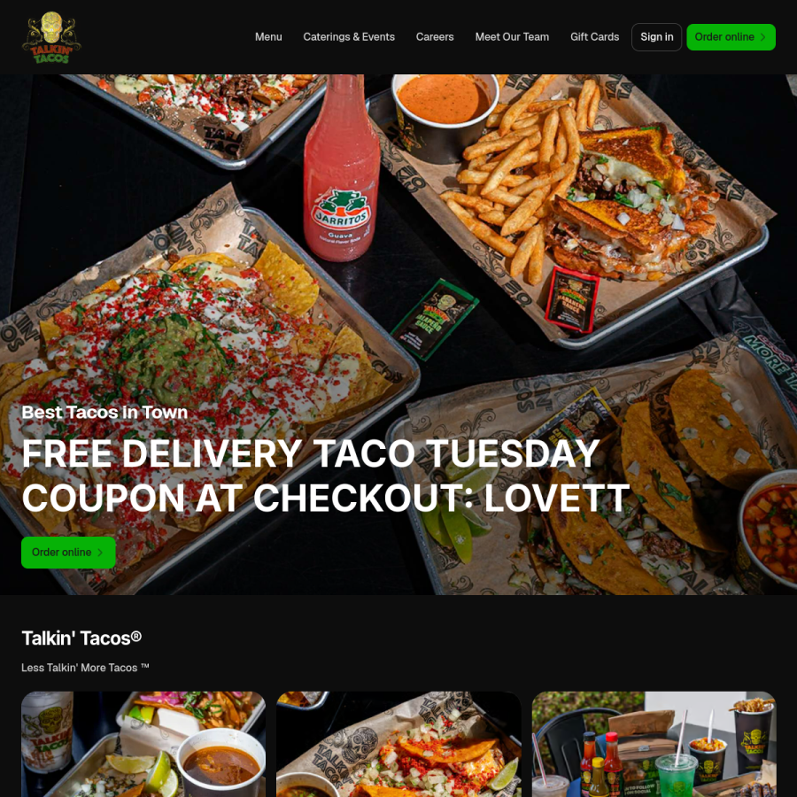 talkintacos.net homepage screenshot