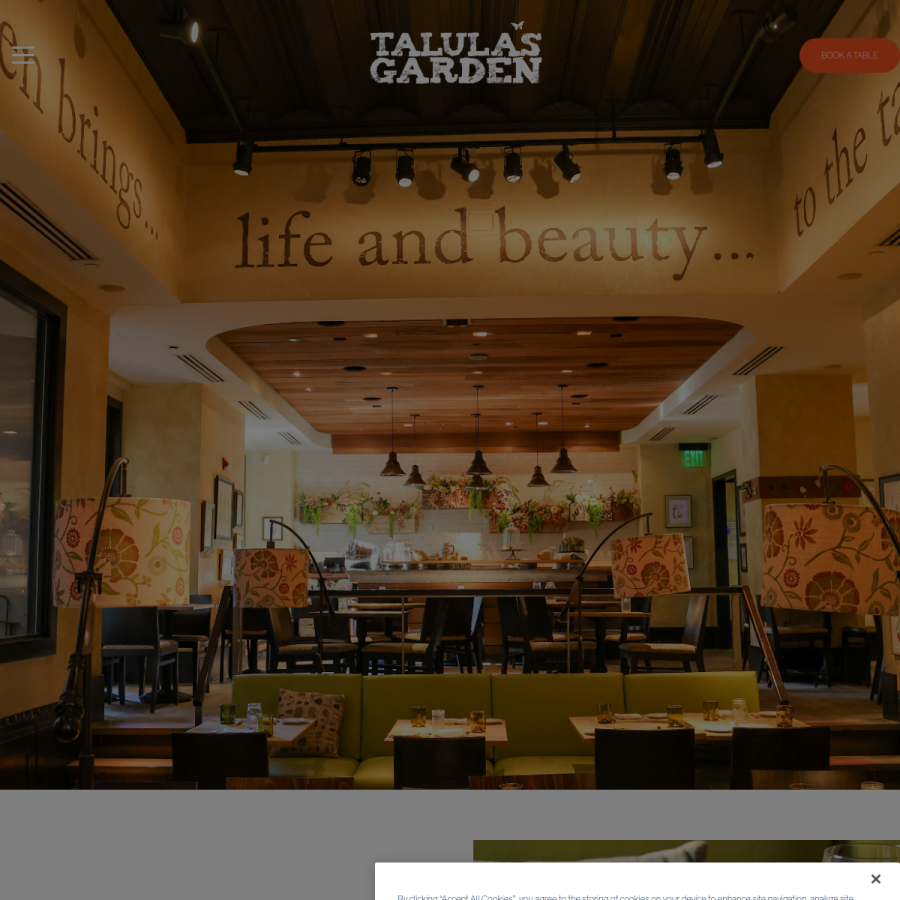 talulasgarden.com homepage screenshot