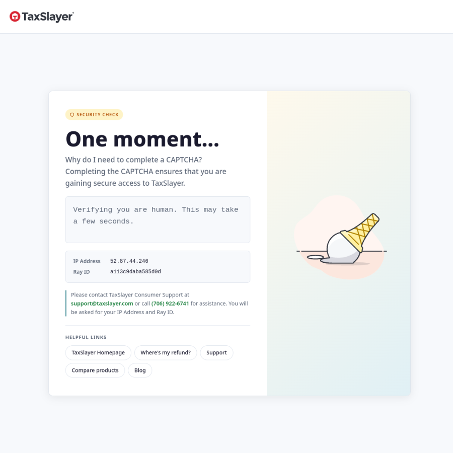 taxslayer.com homepage screenshot