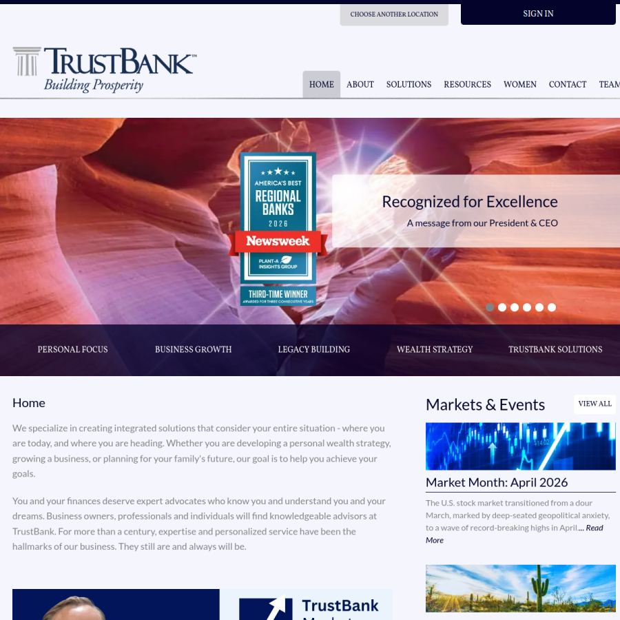 tbaz.com homepage screenshot