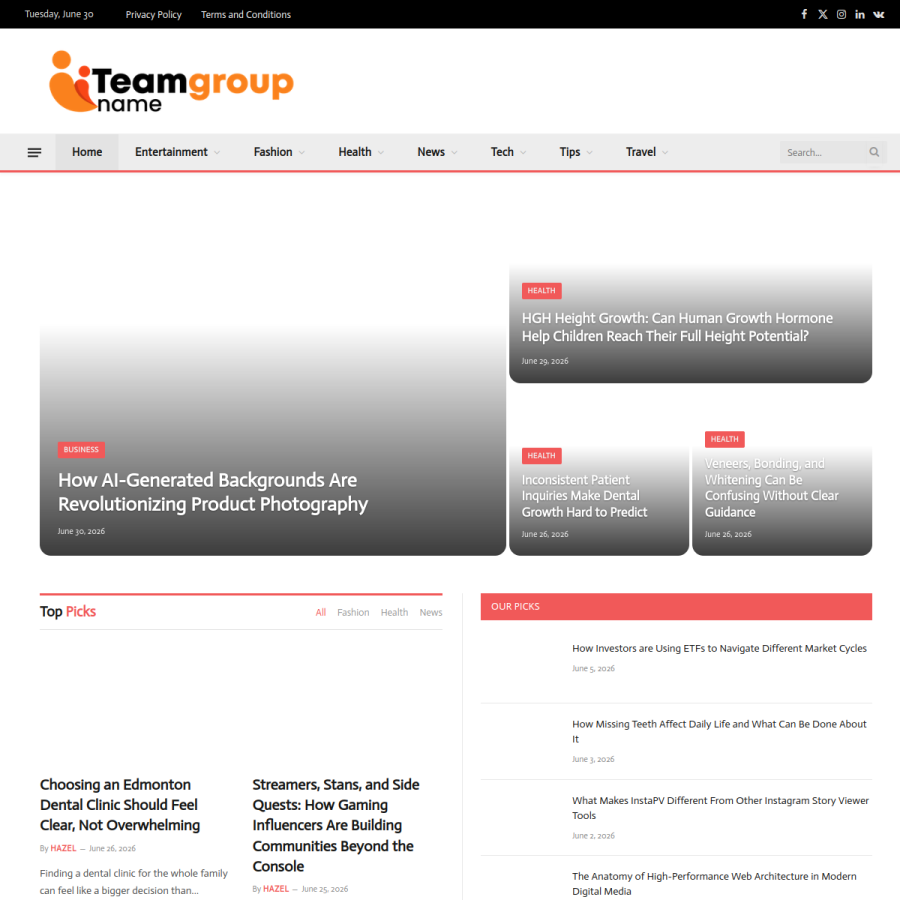 teamgroupname.com homepage screenshot