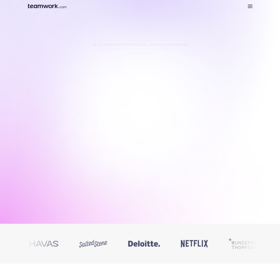 teamwork.com homepage screenshot