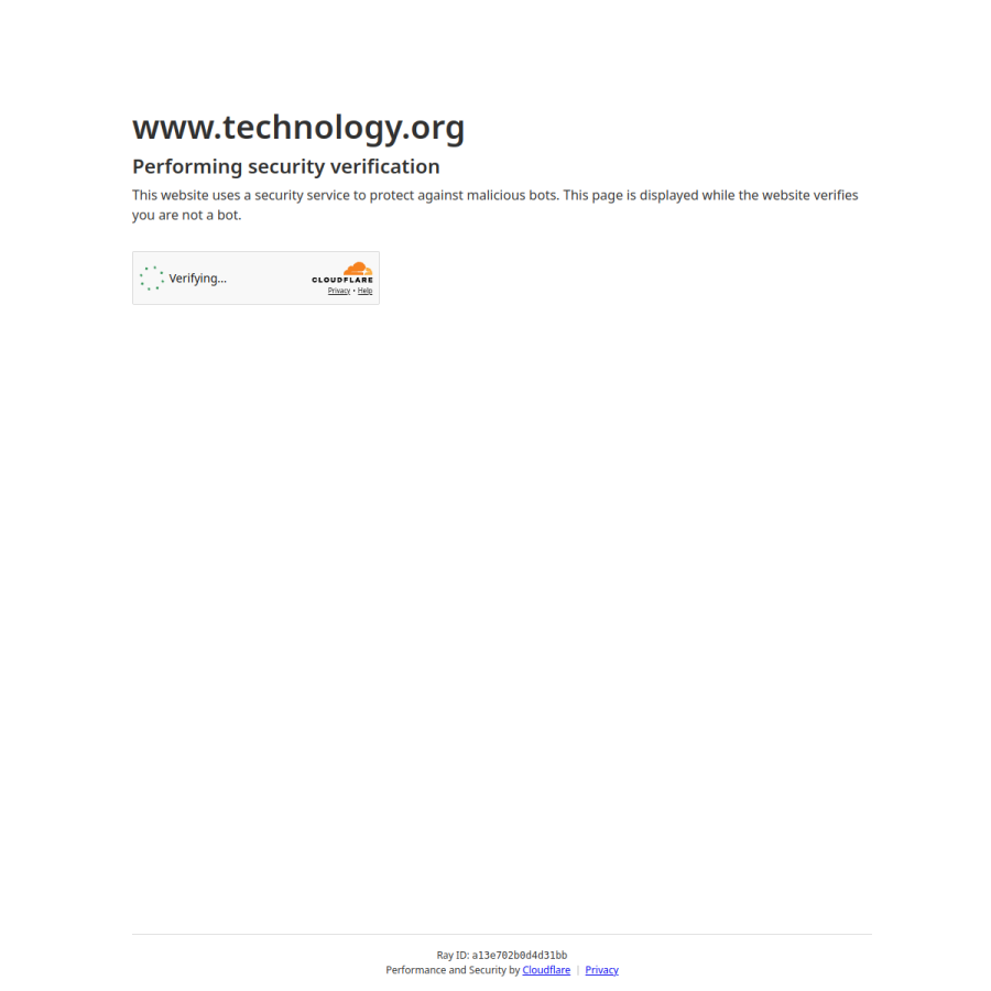 technology.org homepage screenshot