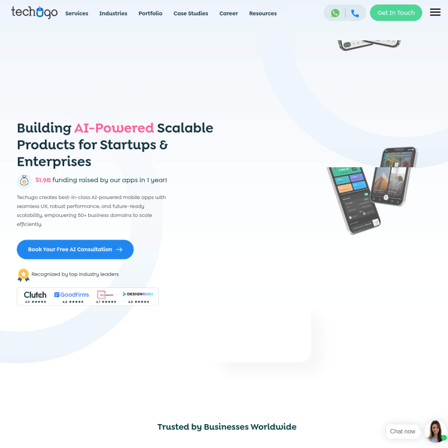 techugo.com homepage screenshot