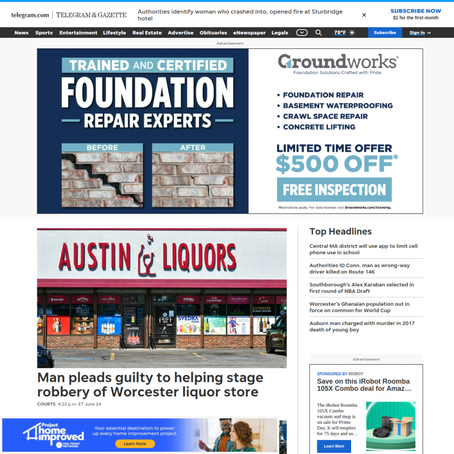 telegram.com homepage screenshot
