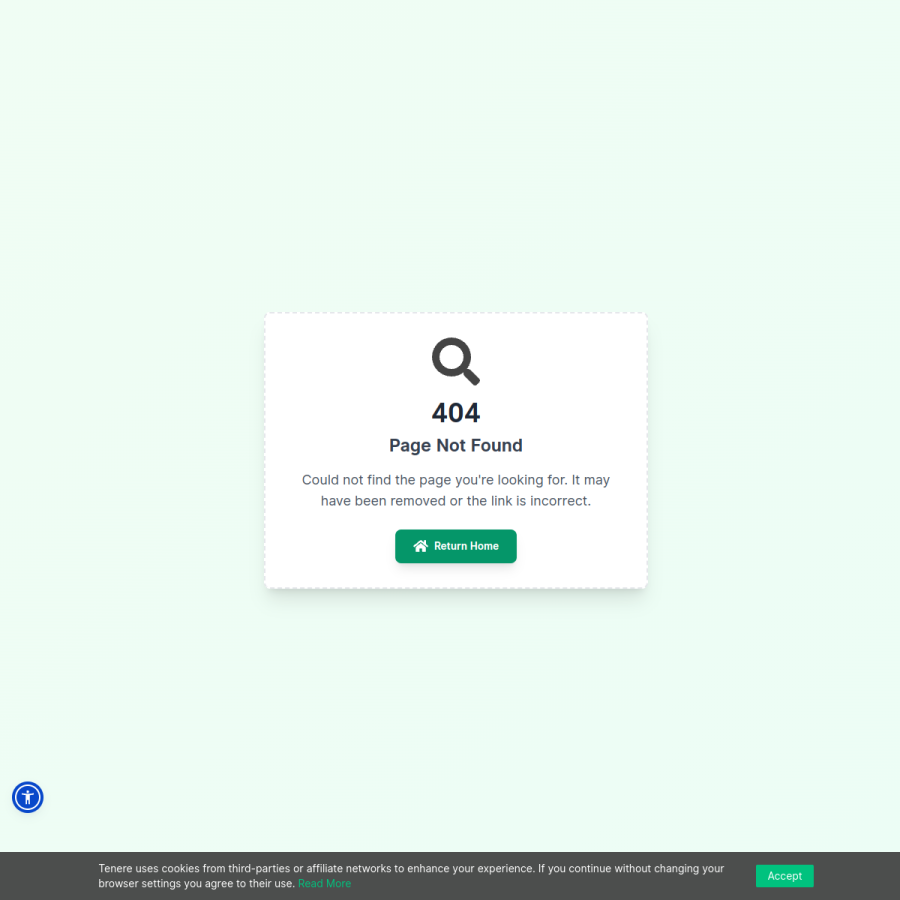 tenereteam.com homepage screenshot