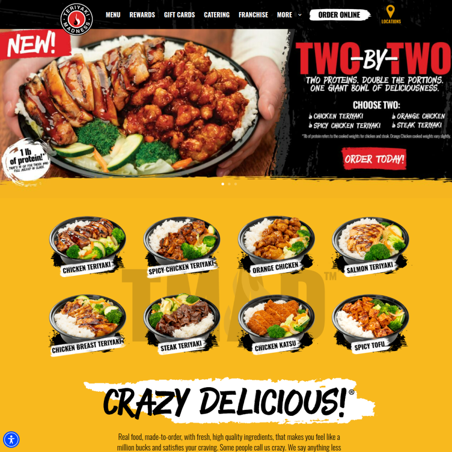 teriyakimadness.com homepage screenshot