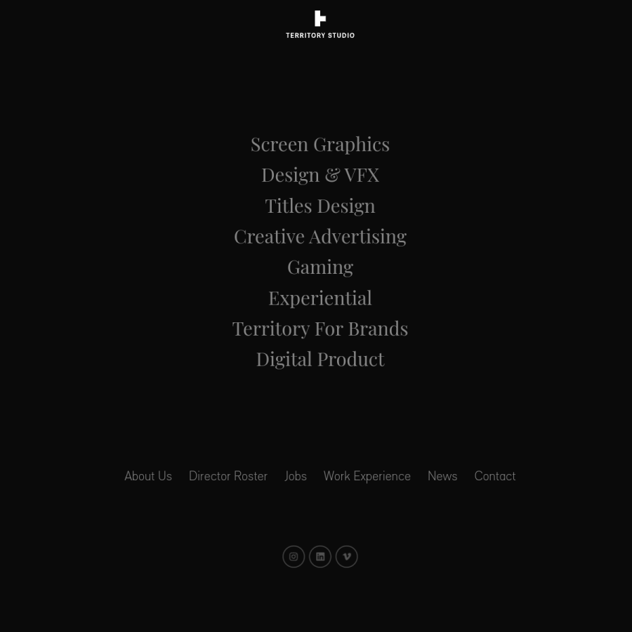 territorystudio.com homepage screenshot