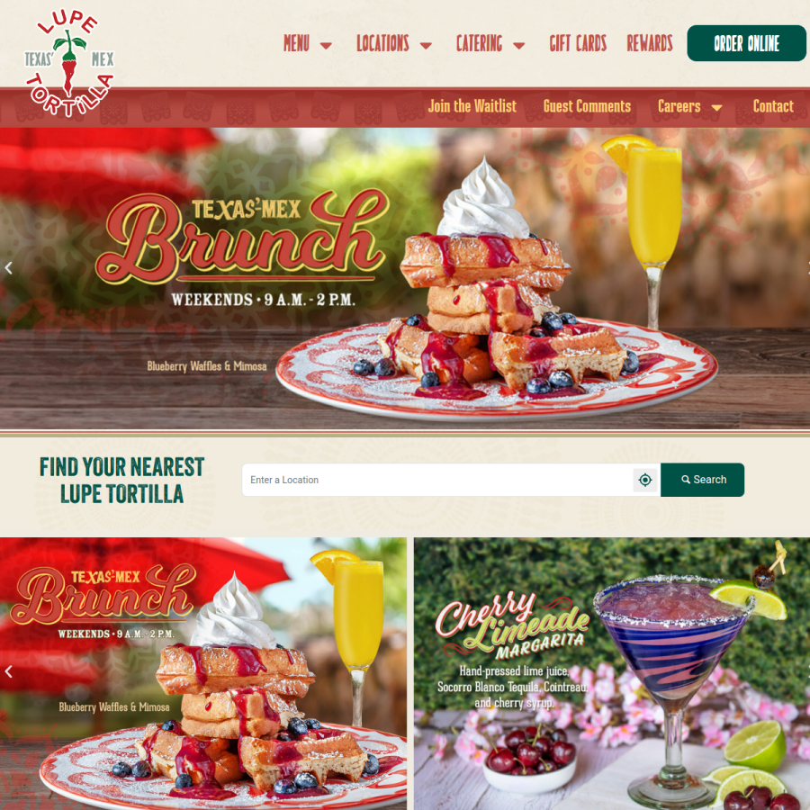tex-mex.com homepage screenshot